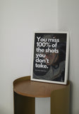 Take Your Shot - Inspirational Wayne Gretzky Quote Digital Print
