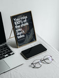 Take Your Shot - Inspirational Wayne Gretzky Quote Digital Print