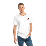 Athlete Apex Men's Motivational Curved Hem Tee - 'Hard Work Beats Talent'