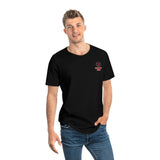 Athlete Apex Men's Motivational Curved Hem Tee - 'Hard Work Beats Talent'