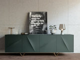"Never Quit" - Morgan Freeman Quote Inspirational Digital Print