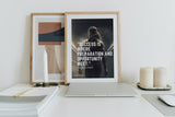 Inspirational Digital Print: "Success is Where Preparation and Opportunity Meet" - Bobby Unser