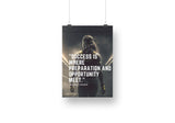 Inspirational Digital Print: "Success is Where Preparation and Opportunity Meet" - Bobby Unser