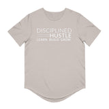 Disciplined Hustle Men's Jersey Curved Hem Tee