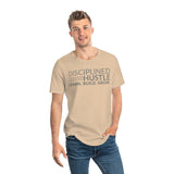 Disciplined Hustle Men's Jersey Curved Hem Tee