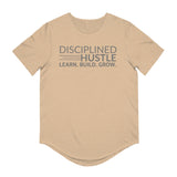 Disciplined Hustle Men's Jersey Curved Hem Tee