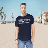 Disciplined Hustle Men's Jersey Curved Hem Tee