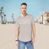 Disciplined Hustle Men's Jersey Curved Hem Tee