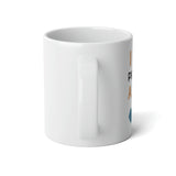 I Love Pickleball A Latté Jumbo Mug, 20oz