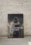 Inspirational Digital Print: "Success is Where Preparation and Opportunity Meet" - Bobby Unser